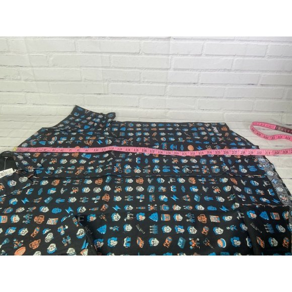 Bethesda Fallout Game All Over Print Woven Cotton Button Up Shirt Mens Size M - Picture 8 of 8